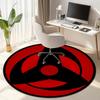 Famous cartoon NARUTO protagonist Uzumaki Naruto round carpet soft home decoration anti-slip door mat outdoor picnic mat carpet M2
