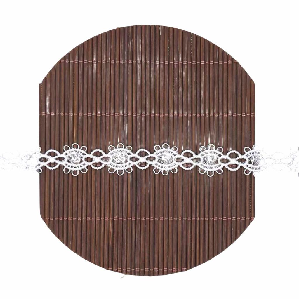 Polyester Thin Thread Beads, Small Lace Embroidery Lace, Water-Soluble Barcode, Children'S Dress Accessories