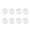 200pcs Tattoo Ink Cups Stable Base Thicken Deepen Transparent Microblading Pigment Cups
