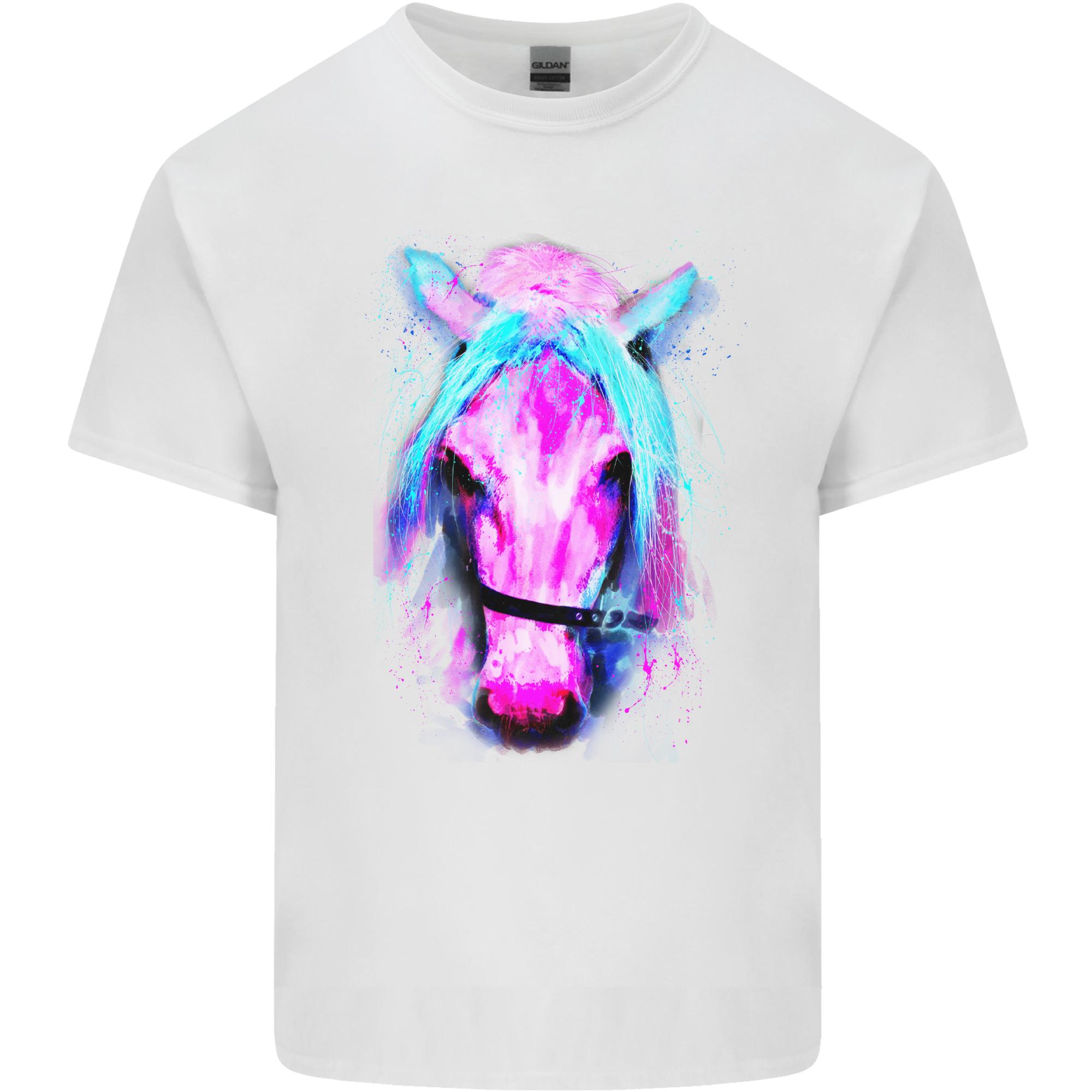Watercolour Horse Unisexs Light Cotton TShirt S
