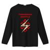 Throbbing Gristle Flash Knot Logo T-Shirt für Rockband-Stil vintage Gewaschen Lässig Leicht dehnbar Vielseitig mode Unisex