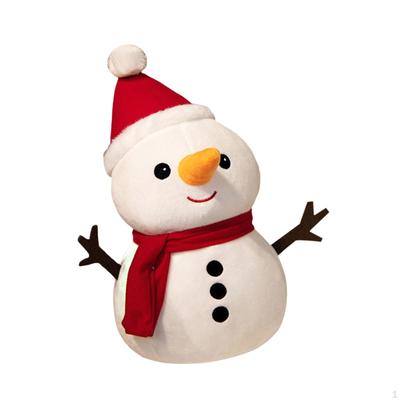 Christmas Throw Pillow Xmas Stuffed Toy Ornament Doll for Living Room Bedding