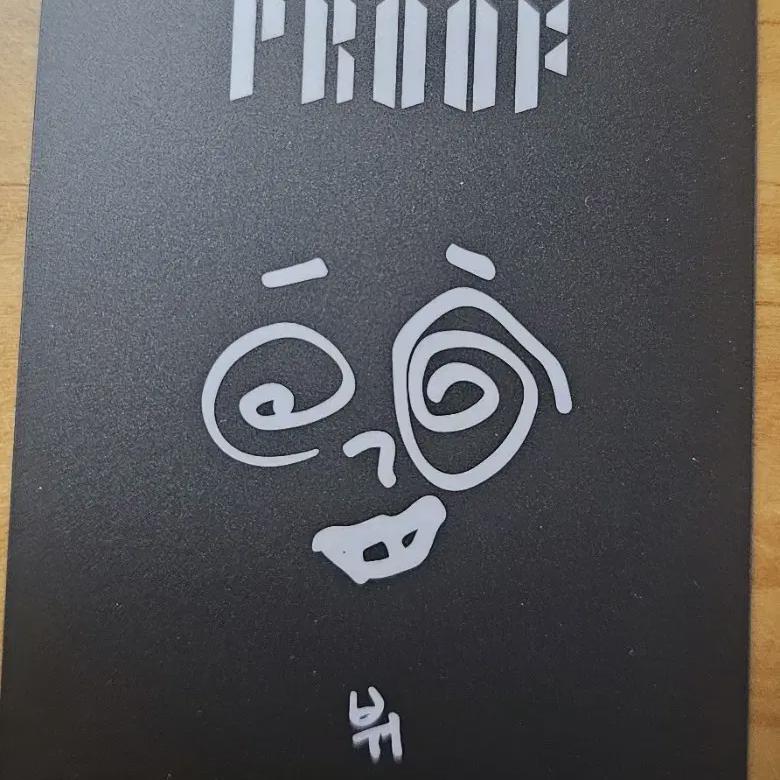 Bts Proof Exhibition Rugged Photocard V Tae-hyung Lucky Draw Random