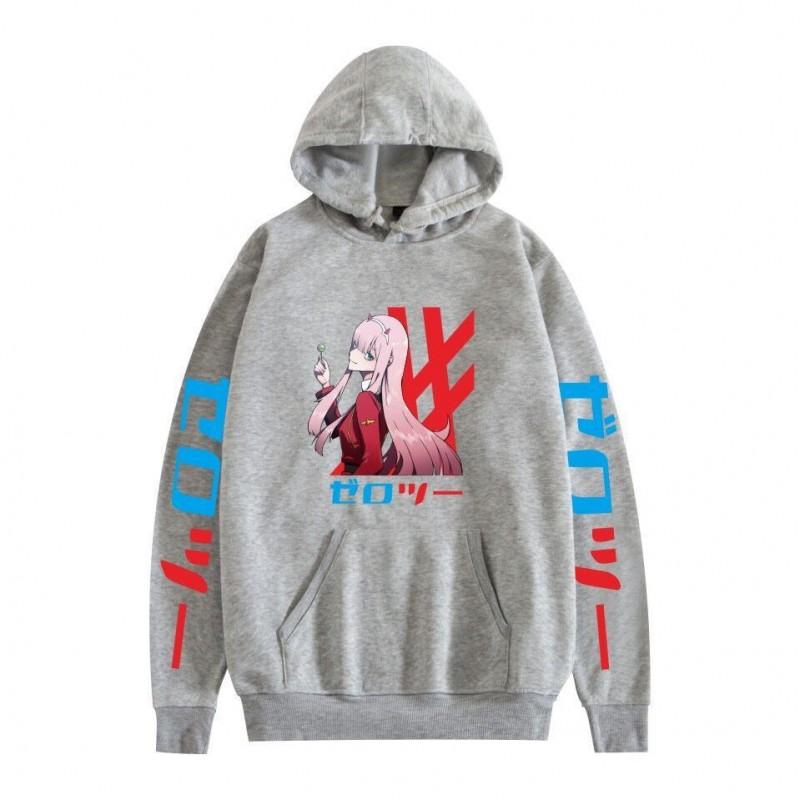 Anime Darling In Franxx Zero Two Kapuzenpullover Unisex Oversized Lässiger Pullover