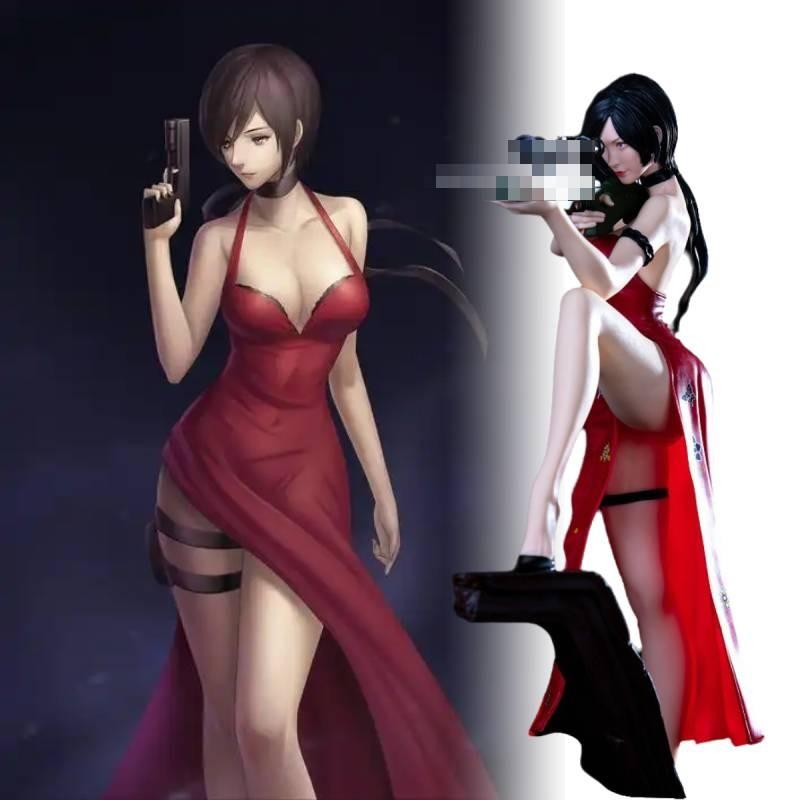 Resident Evil Ada Wong Figurine Movie Model Ornament Statuary Toy Garnish Gifts