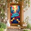 Urban City Banner Superhero Theme Party Backdrop For Special Occasion Indoor Decoration Photo Backdrop