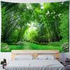 Bamboo Forest Flying Pigeon Path Tapestry Wall Hanging Hippie Tapiz Psychedelic Mystery Simple Natural Home Decor
