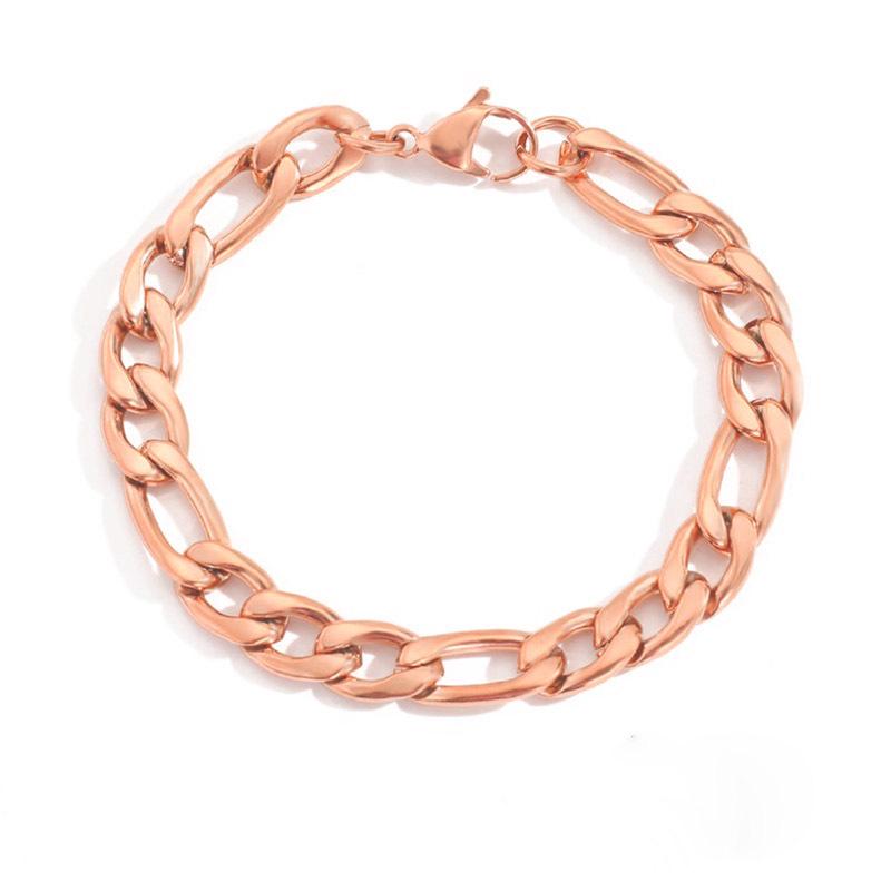 eManco European Titanium Steel Irregular Bracelet for Girls - Versatile, Non-Fading Stainless Steel Jewelry
