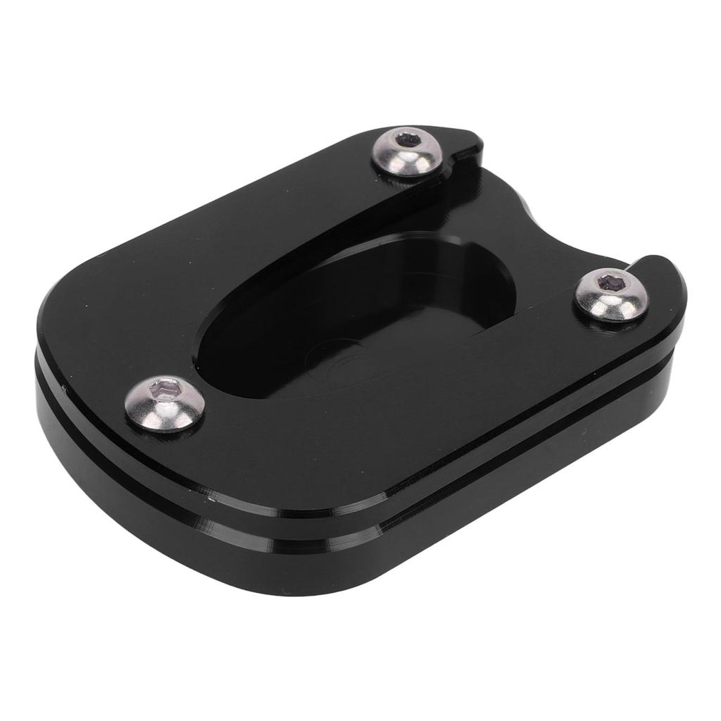 Motorcycle Kickstand Pad Aluminium Alloy Sidestand Foot Rest Replacement for Enfield Meteor 350 2021‑2023 Black