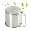 4Pcs Stainless Steel Camping Cup Coffee Wine Cup Outdoor Water Stackable Lightweight Camping Tableware Supplies