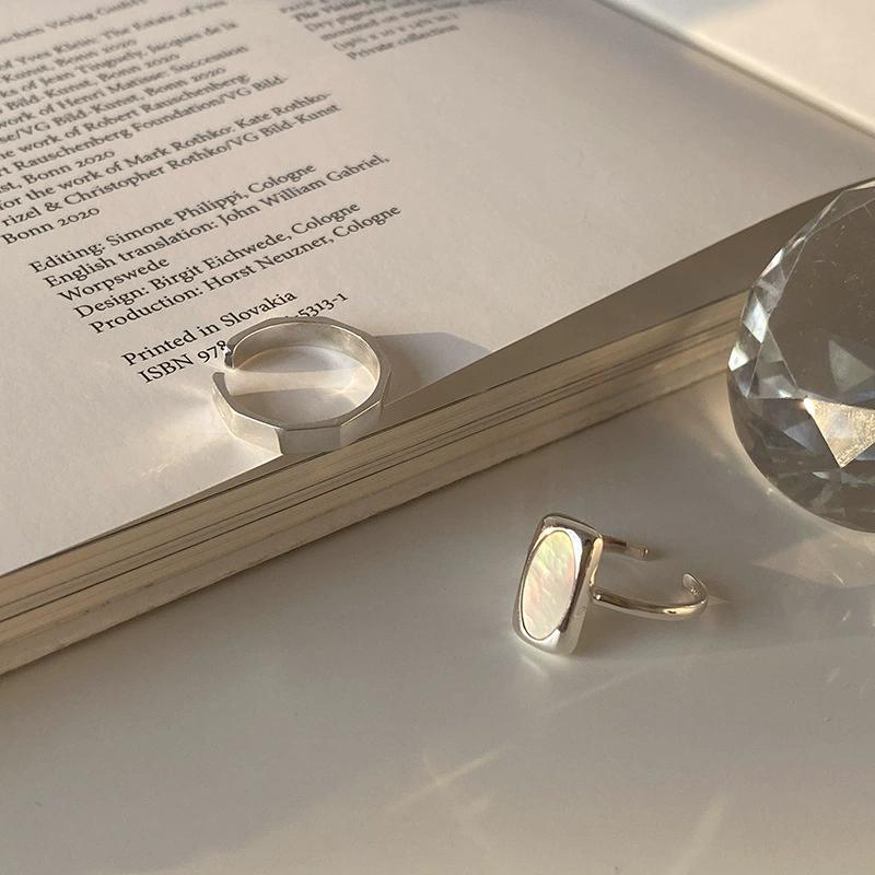 XIYANIKE Delicate Temperament Shell Cuff Finger Rings For Women Fashion New Jewelry Gift Party Beach Vacation Anillos Mujer