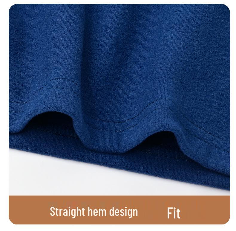 2025 Kids' Warm Double-Sided Brushed Autumn/Winter Pajama Set for Boys & Girls