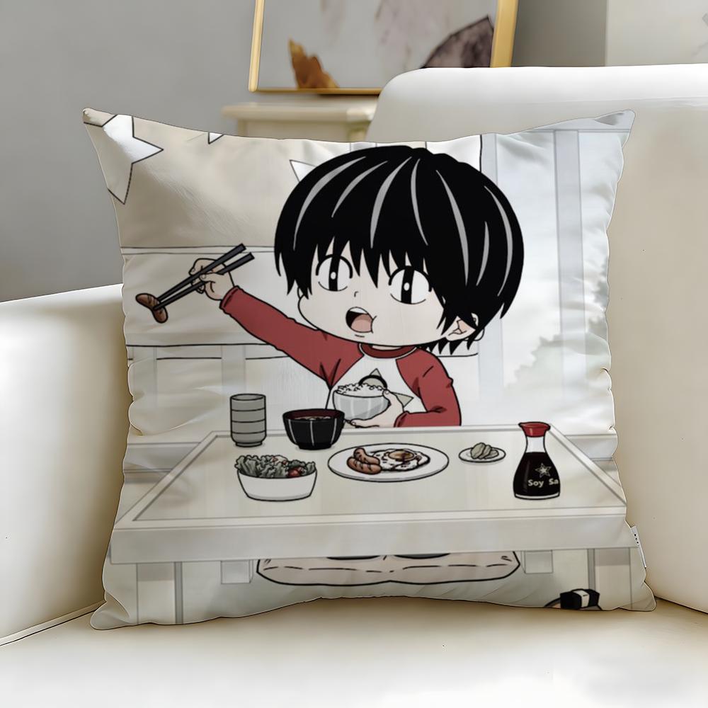 popular anime Kotaro Lives Alone Cushion Cover Soft EasyWash Pillow Case Versatile for Couch Bed Travel and Office