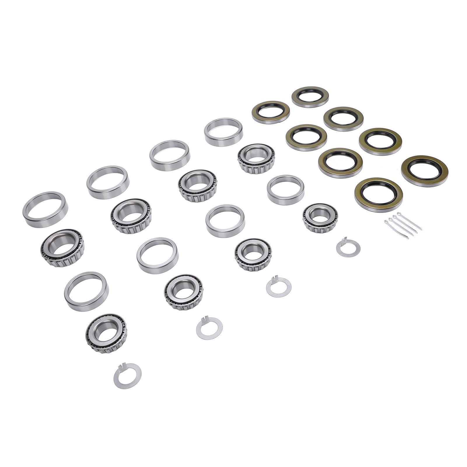 

Boat Trailer Axles Bearing Kits 25580 14125A for 5200 to 7000 Lb Tandem Axles 4 Sets