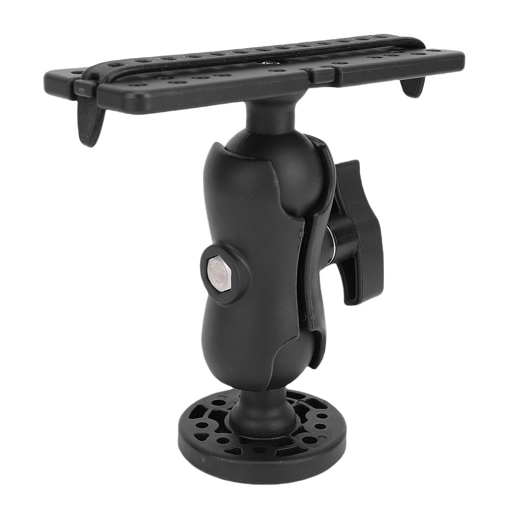 Fish Finder Mount Base Universal Mounting Plate 360 Degree Rotation Ball Mount Electronic Fish Finder Bracket for