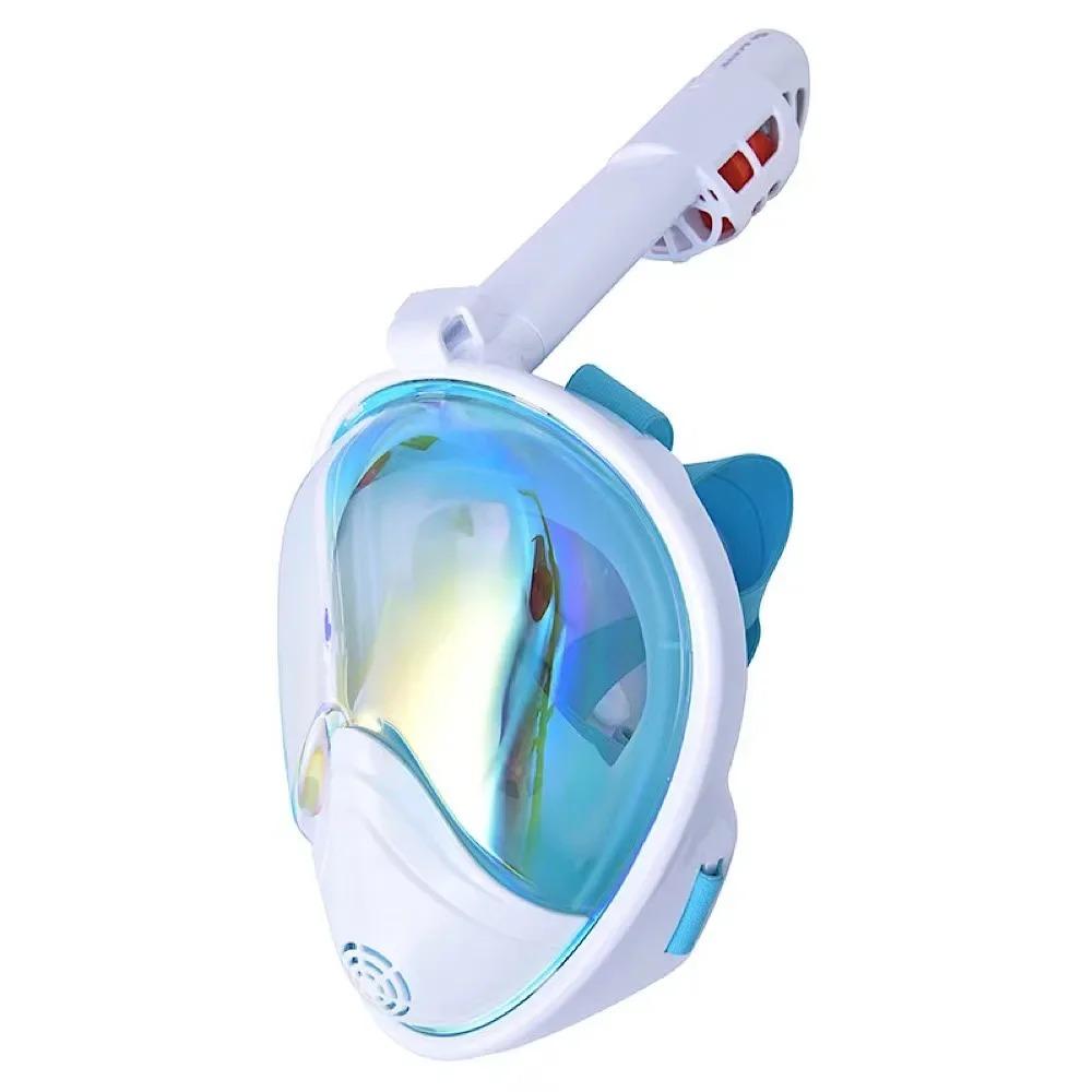 NEUE UV Anti-Beschlag Tauch-Vollgesichtsmaske Plattierung Unterwasserbrille Weit Scuba Schnorcheln Erwachsene Scuba Speerfischen Tauchausrüstung