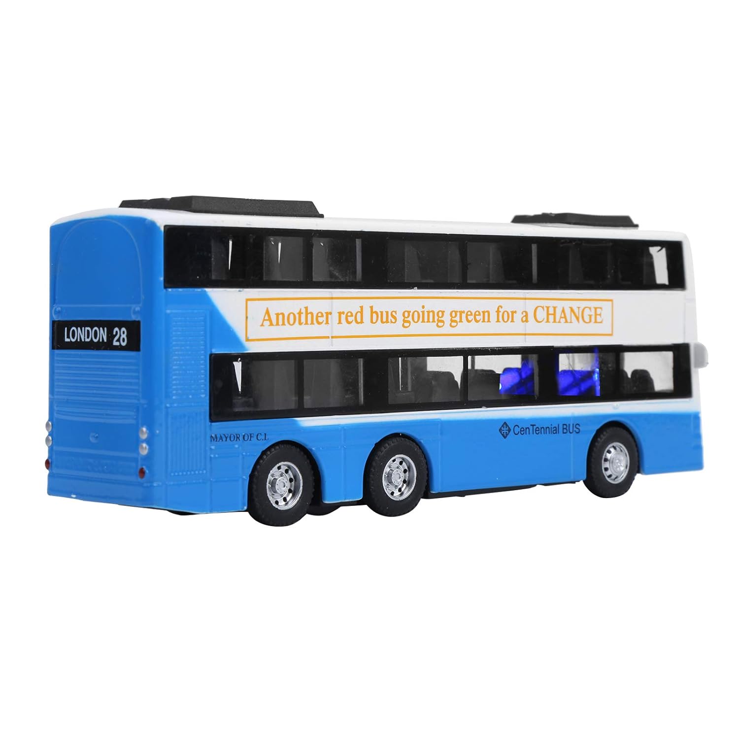 Модель двухэтажного автобуса в масштабе 1:90 — фото 8