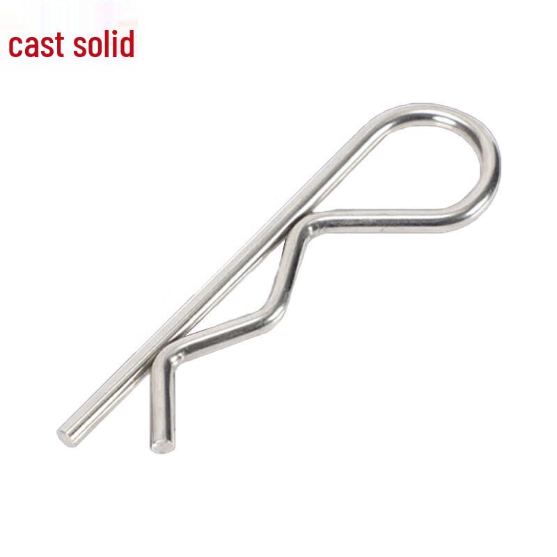 Zhugu 304 Stainless Steel R-Clip Cotter Pins (100-Pack)