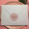500pcs/Roll Thank You Stickers Rose Round Label Stickers Envelope Gift Packaging Stationery for Birthday Wedding Business