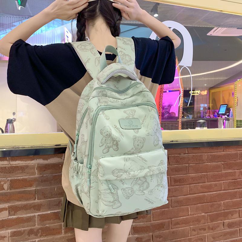 Korean Style Women's Lightweight Large Capacity Backpack for Students