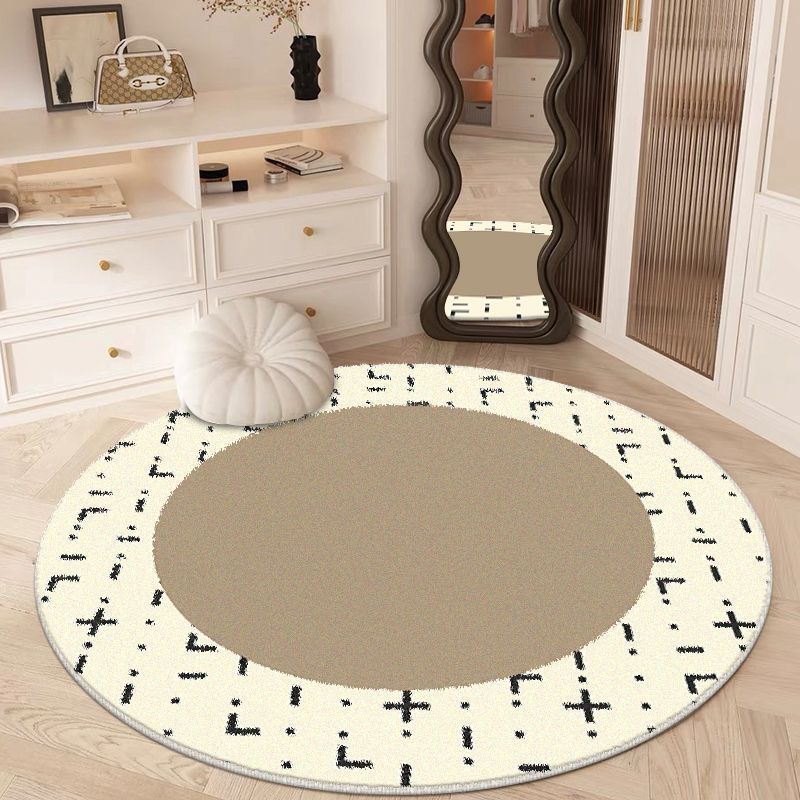 Living Room Round Carpet Thickened Sofa Tea Table Mat Cloak Room Floor Mat Dressing Table Foot Mat