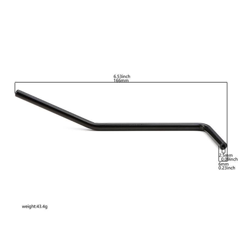 Electric Guitar Tremolo Arm Whammy Rod 6mm Thread Push-in Style Tremolo Arm  for Single Tremolo Bridge System