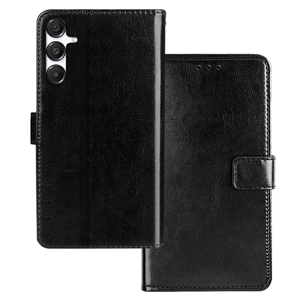 IDEWEI For Samsung Galaxy A26 5G Case Card Slots Holder Leather Phone Cover Crazy Horse Texture