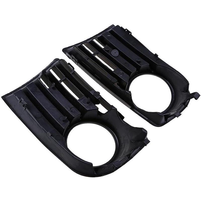 Golf MK5 2004-2009 Car Front Fog Light Cover Fog Lamp Hood Lower Bumper Grilles Decor Parts Light Grille