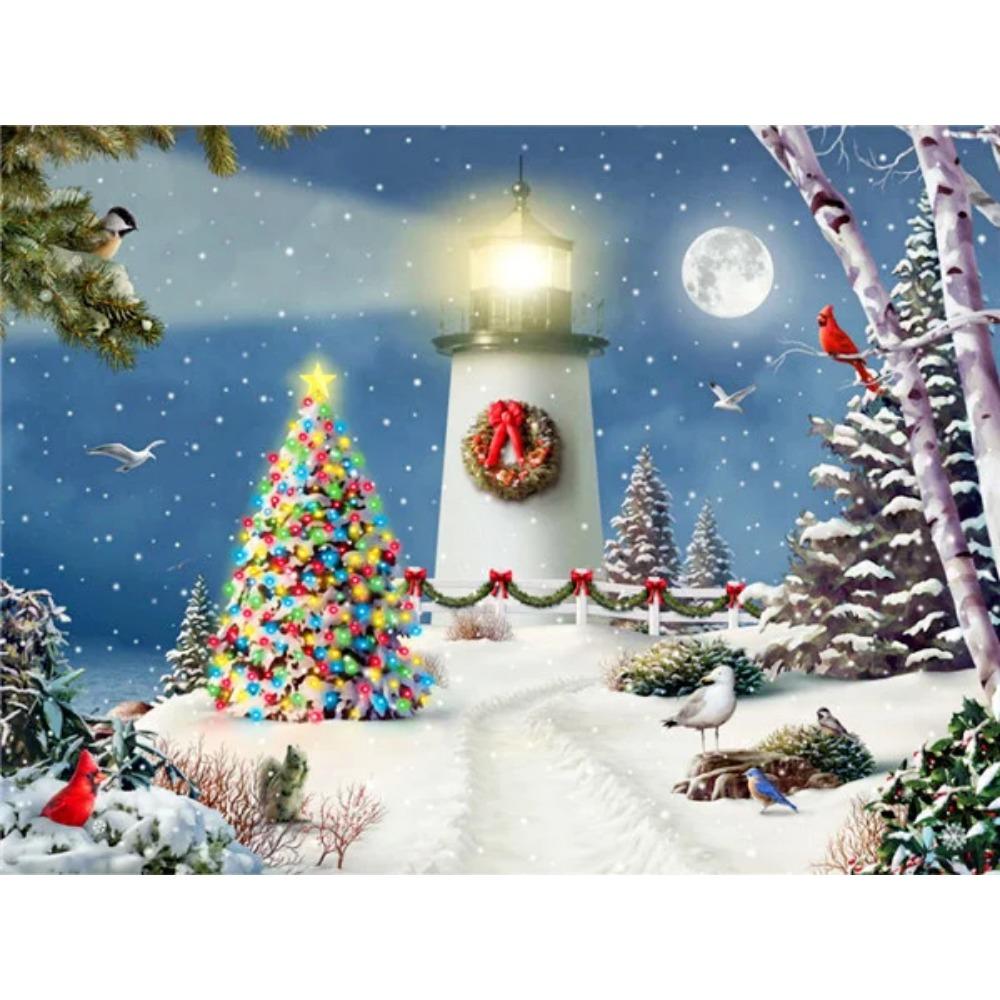 Pittura diamante arte trapano completo pupazzo di neve albero di Natale pittura diamante fatto a mano giorno nevoso fai da te diamante mosaico pittura decorazione della casa regalo di Natale