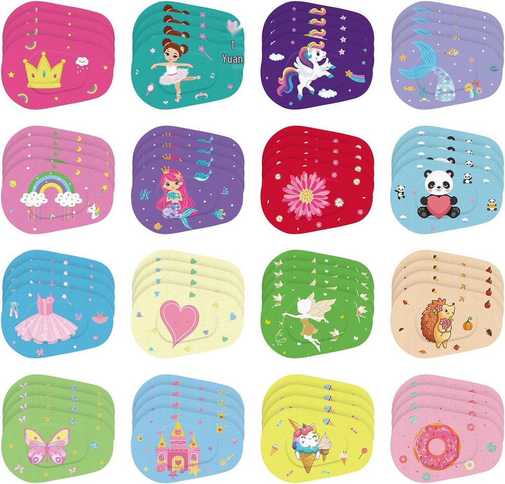 Children's Full Coverage Amblyopia Eye Patch for Strabismus Correction and One-Eyed Occlusion Training
