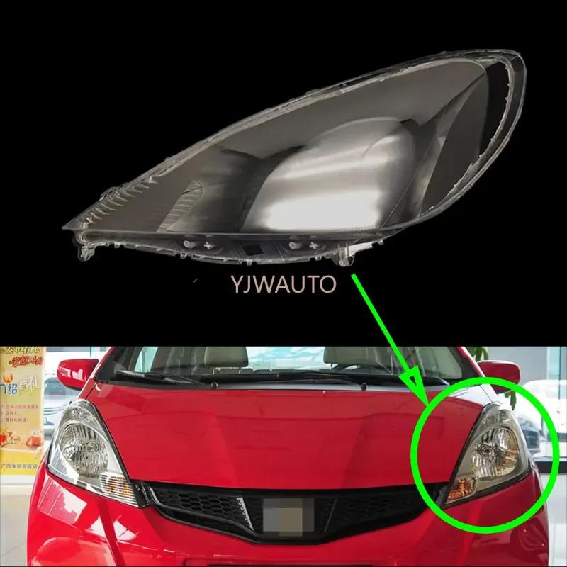 For Honda Fit Jazz Hatchback 2011~2013 Headlight Lens Car Headlamp Cover Replacement Car Light Glass Auto Shell
