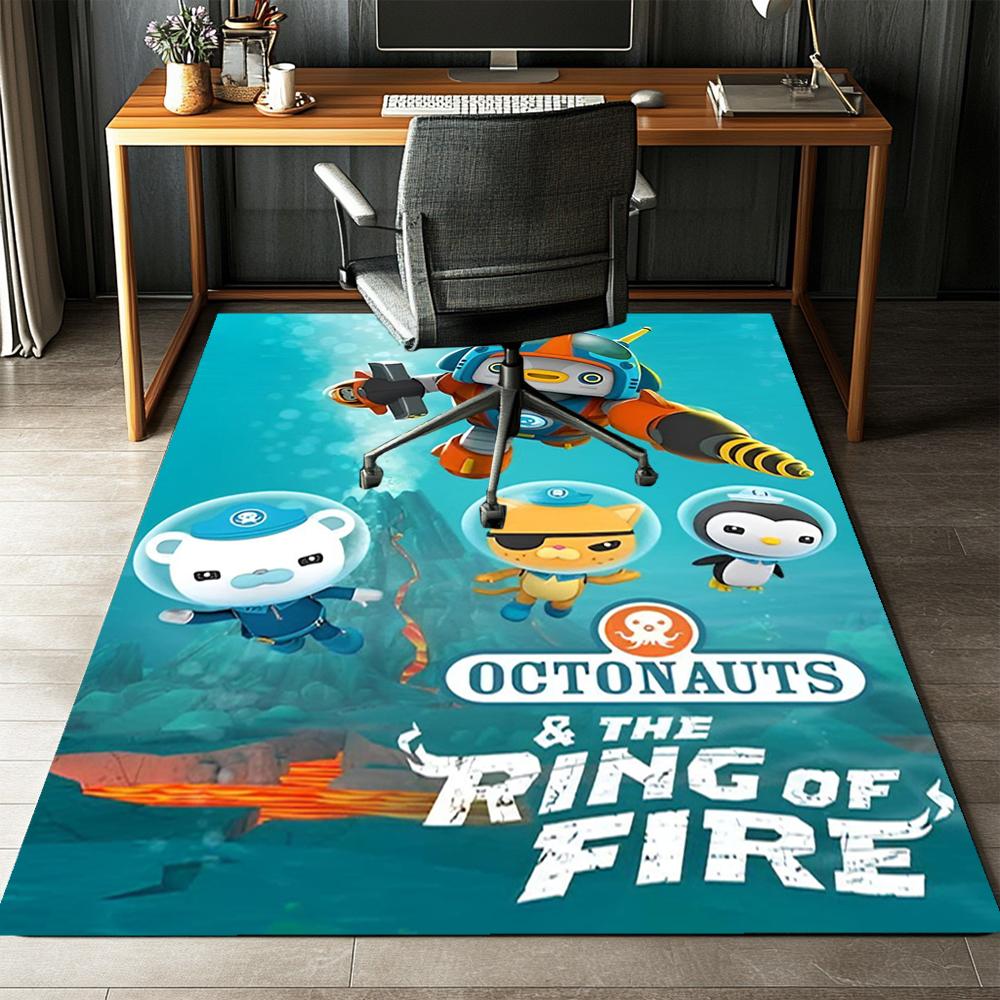Octonauts Printed Carpet Rug for Office Chair Living Room Bedroom Kitchen Room Decor Gifts
