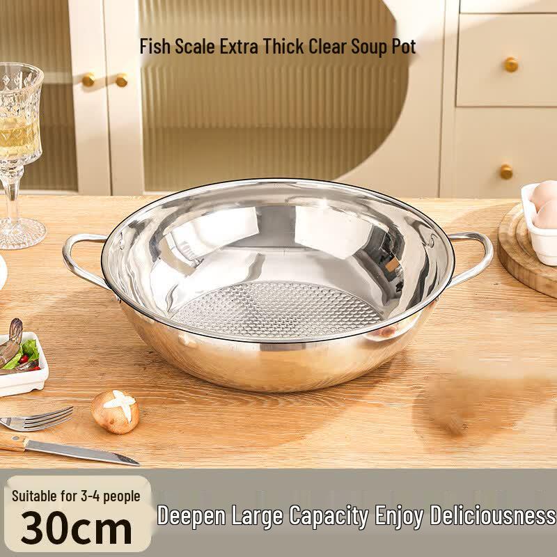 Thickened Stainless Steel Commercial Hot Pot