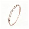 Alloy Bracelets Woman Bangle Zircon for Woman Golden Love Crystal Wedding Feminina Luxury Jewellery Gifts