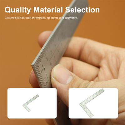Square Ruler Etching Process Wide Application Convenient 90 Degrees Square Measuring Tool Home Supply
