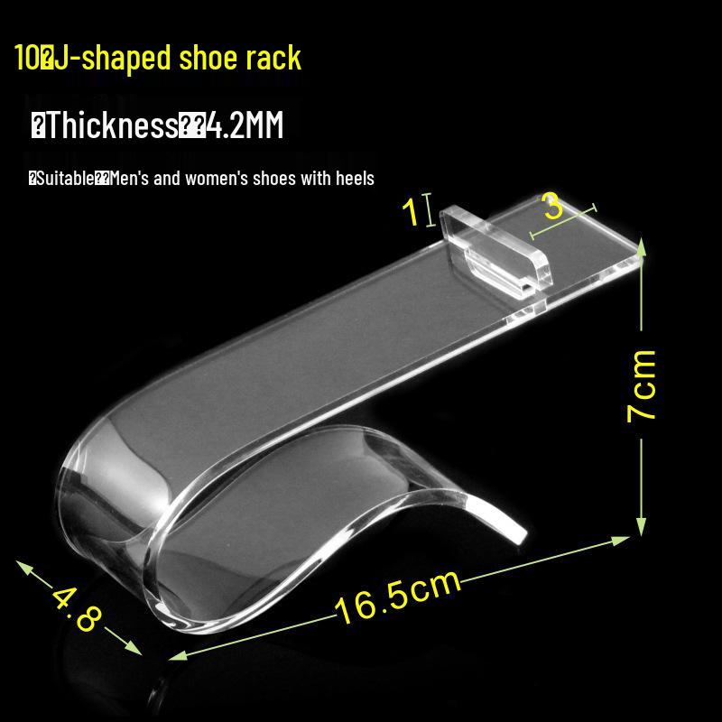 Transparent Acrylic Shoe Display Stand for Adult and Child Shoes