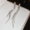 Elegant Tassel Pendant Earrings Light Luxury Ear Pendant Charm Drooping Earring  Women Jewelry