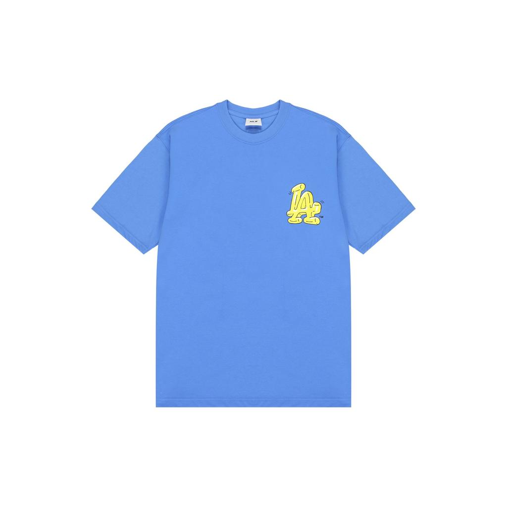 MLB Los Angeles Dodgers T Shirts Unisex Blue Crew Neck Moderate Straight Fit 3ATSL1023-07BLS