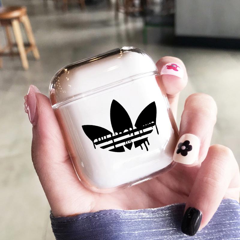 White Adidas BackPacks Case Cover for Apple AirPods -