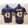 2026 Vikings Fotbalový dres 22 18 Krátký rukáv Vyšívaný Tým Sportovní košile