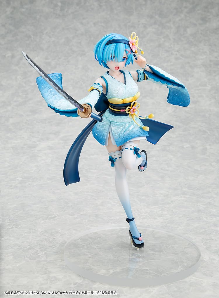 Kadokawa KDcolle Life In Another Rem Battle Attire Scale Plastic Figure [KADOKAWA] ReZERO -Starting World- Ver. 1/7 Pre-painted