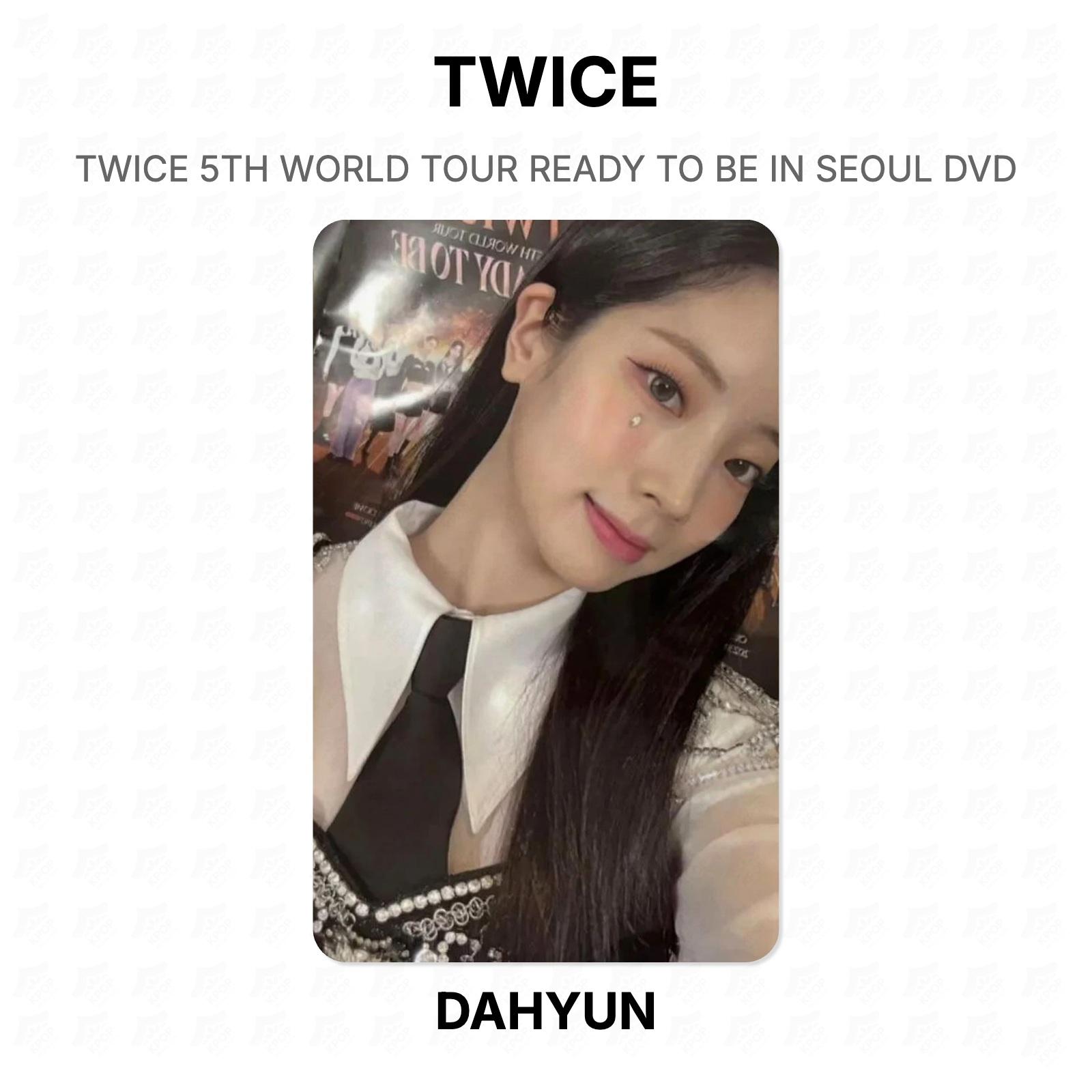 TWICE 5TH WORLD TOUR READY TO BE IN SEOUL DVD Official Photocard DAHYUN