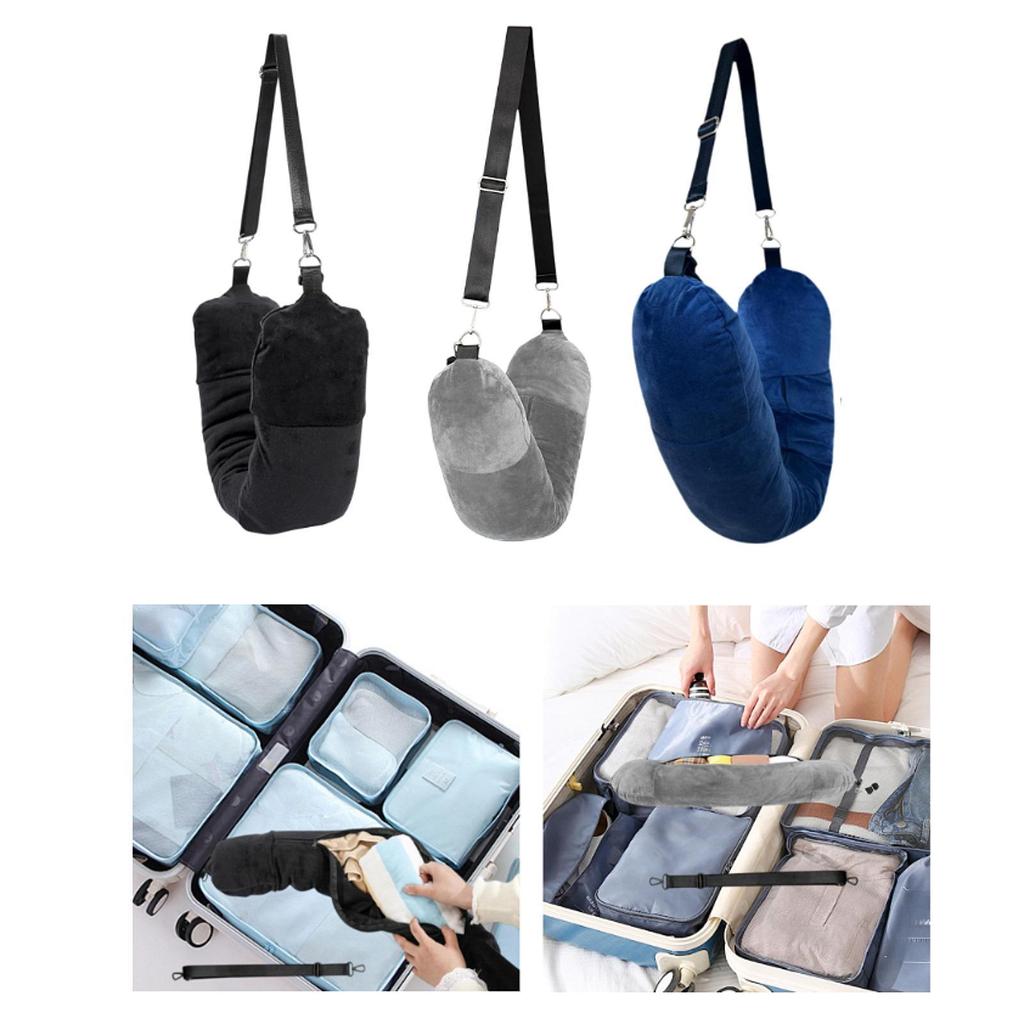 Travel Neck Pillow Case Cover Rest Cushion Adjustable Packable Efficient Storage Storage Bag for Travel Essentials Extra Luggage