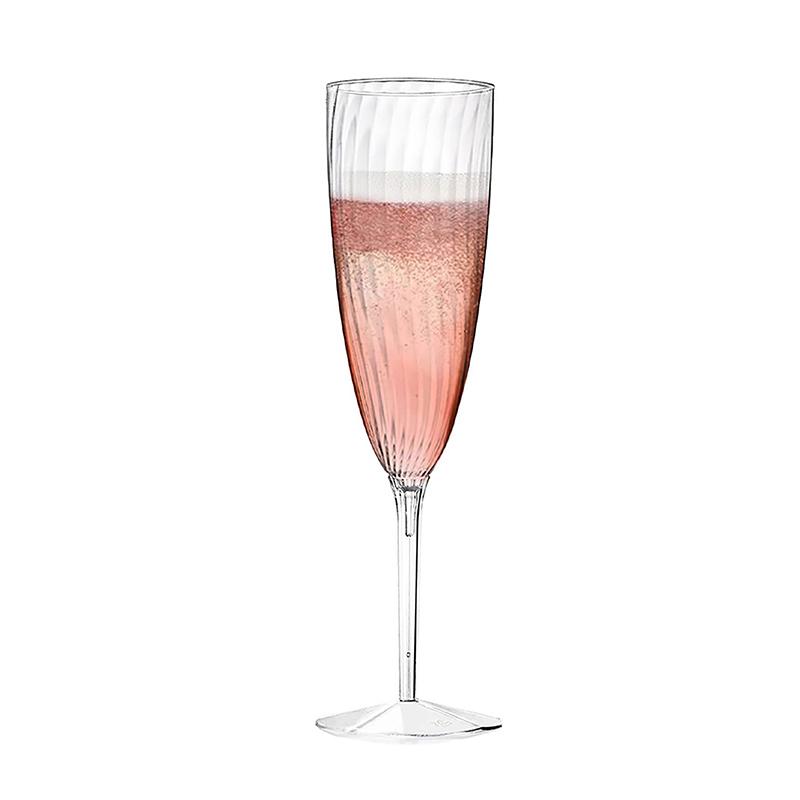 1 Pc Reusable Whiskey Glass, Transparent Plastic Champagne Glass, Safe and Durable for Party, Wedding, Home Bar.