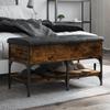 VidaXL Shoe Bench, Storage Bench with Seat, Shoe Rack with Cushion, Modern, Smoked Oak 82x42x45 835194
