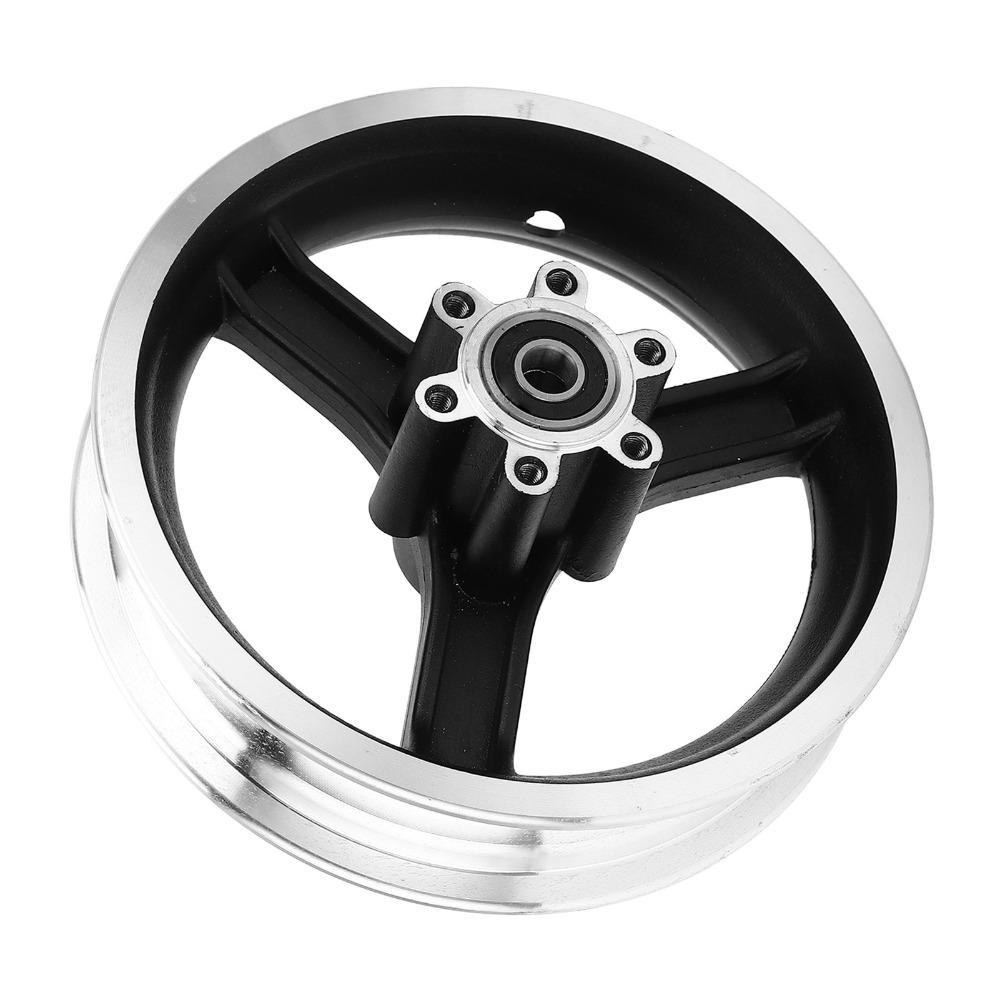 Mozzo Ruota Anteriore Scooter Elettrico in Lega di Alluminio 10 Pollici Senza Camera d'Aria Cerchione Mozzo Ruota E-Bike Ciclomotori