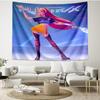 KPop Demon Hunters Print Tapestry - Portable Wall Decor Cloth, for Home, Dorm, Travel, Bedroom, Living Room - Ideal Birthday Housewarming Gift