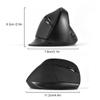 Vertical Mouse Wireless Rechargeable 2.4GHz Ergonomic Movement Speed 2400 6Button Gaming & Office