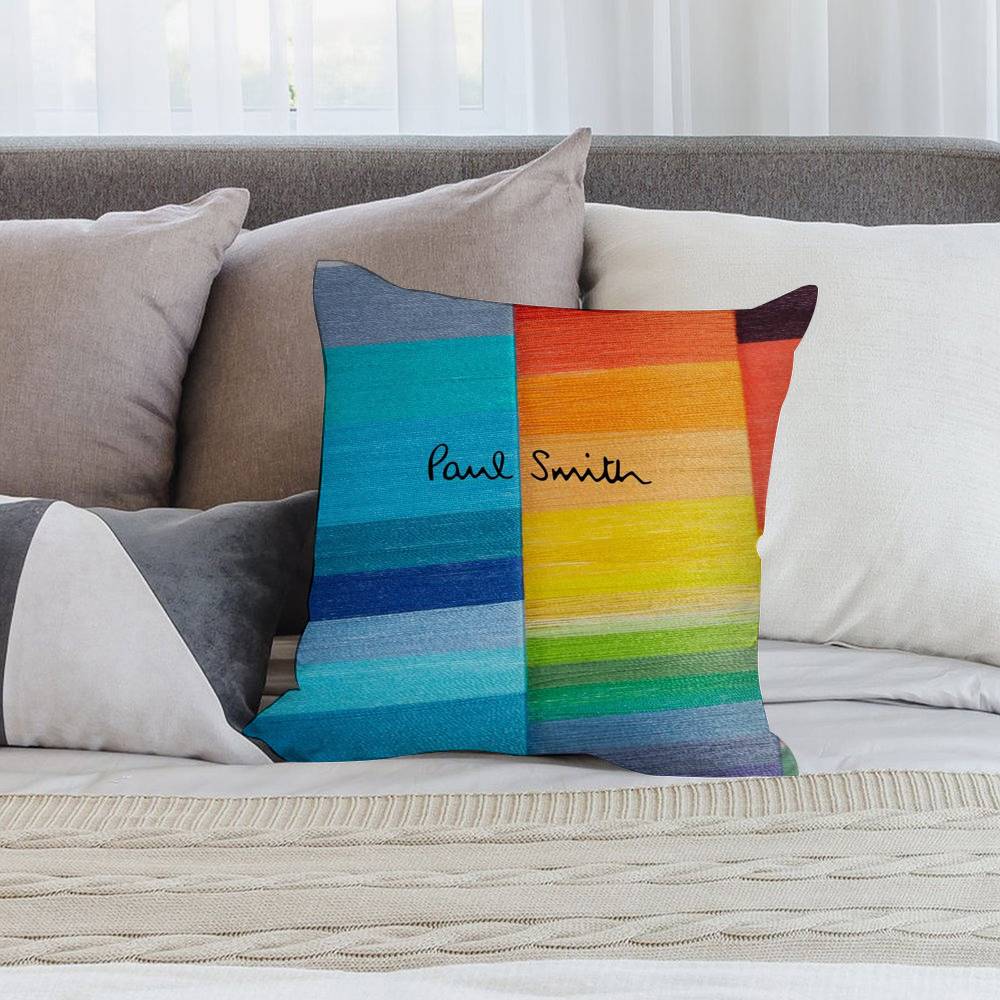Art P-PaulS-s S-SmithS Pillow Case Short Plush Double-sided Print Square Throw Pillow Covers Sofa Home Cushion Decor