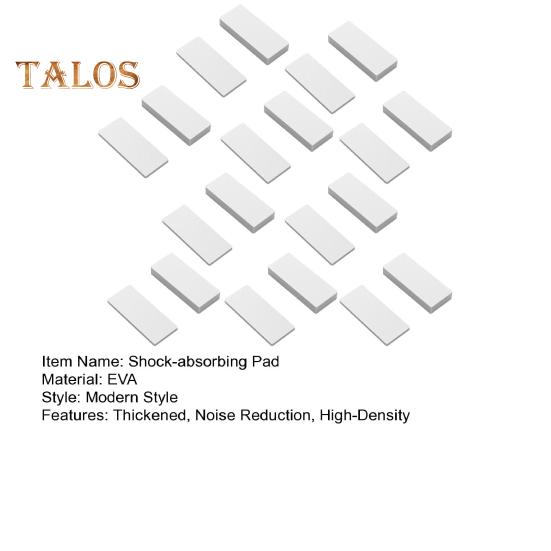 20 buc. Tampoane de absorbție a șocurilor din spumă Reducerea zgomotului îngroșat pentru rame de pat Protecție de perete autoadezive de înaltă densitate 15 mm și 5 mm grosime